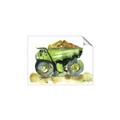 Picture of Green Dump Truck  _GroupedProduct_Rectangle_Landscape_Mini_ _GroupedProduct_Rectangle_Landscape_Unframed_Print_Only_