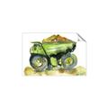 Picture of Green Dump Truck  _GroupedProduct_Rectangle_Landscape_Mini_ _GroupedProduct_Rectangle_Landscape_Unframed_Print_Only_