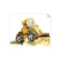 Picture of Yellow Dozer _GroupedProduct_Rectangle_Landscape_Mini_ _GroupedProduct_Rectangle_Landscape_Unframed_Print_Only_