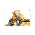 Picture of Yellow Dozer _GroupedProduct_Rectangle_Landscape_Mini_ _GroupedProduct_Rectangle_Landscape_Unframed_Print_Only_