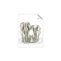 Picture of Elephant Family _GroupedProduct_Rectangle_Portrait_Mini_ _GroupedProduct_Rectangle_Portrait_Unframed_Print_Only_