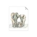 Picture of Elephant Family _GroupedProduct_Rectangle_Portrait_Mini_ _GroupedProduct_Rectangle_Portrait_Unframed_Print_Only_