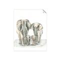 Picture of Elephant Family _GroupedProduct_Rectangle_Portrait_Mini_ _GroupedProduct_Rectangle_Portrait_Unframed_Print_Only_