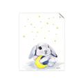 Picture of Moon Bunny  _GroupedProduct_Rectangle_Portrait_Mini_ _GroupedProduct_Rectangle_Portrait_Unframed_Print_Only_
