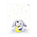 Picture of Moon Bunny  _GroupedProduct_Rectangle_Portrait_Mini_ _GroupedProduct_Rectangle_Portrait_Unframed_Print_Only_