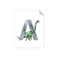 Picture of Green Dino A  _GroupedProduct_Rectangle_Portrait_Mini_ _GroupedProduct_Rectangle_Portrait_Unframed_Print_Only_