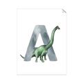 Picture of Green Dino A  _GroupedProduct_Rectangle_Portrait_Mini_ _GroupedProduct_Rectangle_Portrait_Unframed_Print_Only_