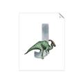 Picture of Green Dino J  _GroupedProduct_Rectangle_Portrait_Mini_ _GroupedProduct_Rectangle_Portrait_Unframed_Print_Only_