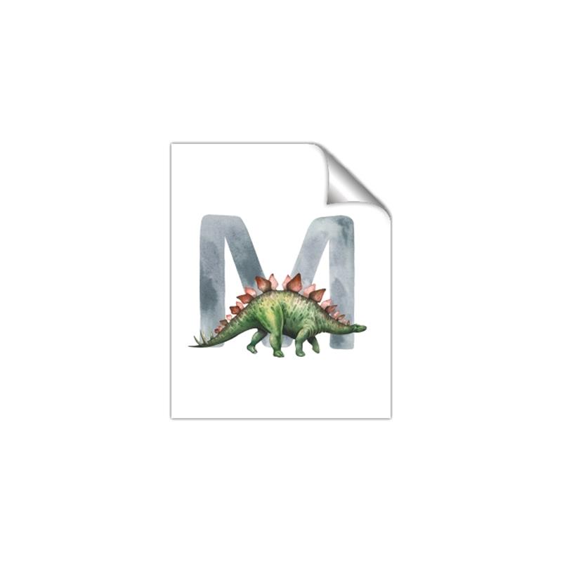 Picture of Green Dino M  _GroupedProduct_Rectangle_Portrait_Mini_ _GroupedProduct_Rectangle_Portrait_Unframed_Print_Only_