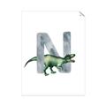 Picture of Green Dino N  _GroupedProduct_Rectangle_Portrait_Mini_ _GroupedProduct_Rectangle_Portrait_Unframed_Print_Only_