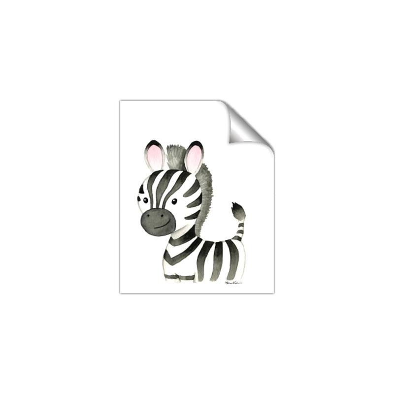 Picture of Nursery Zebra _GroupedProduct_Rectangle_Portrait_Mini_ _GroupedProduct_Rectangle_Portrait_Unframed_Print_Only_