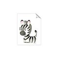 Picture of Nursery Zebra _GroupedProduct_Rectangle_Portrait_Mini_ _GroupedProduct_Rectangle_Portrait_Unframed_Print_Only_