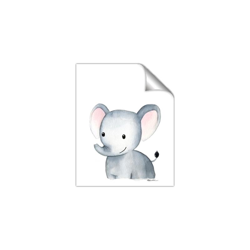 Picture of Nursery Elephant _GroupedProduct_Rectangle_Portrait_Mini_ _GroupedProduct_Rectangle_Portrait_Unframed_Print_Only_