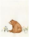Picture of Flower Garden Bear _GroupedProduct_Rectangle_Portrait_Mini_ _GroupedProduct_Rectangle_Portrait_Unframed_Print_Only_