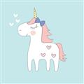 Picture of My Little Unicorn II _GroupedProduct_Square_Mini_ _GroupedProduct_Square_Unframed_Print_Only_
