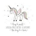 Picture of Be a Unicorn II _GroupedProduct_Square_Mini_ _GroupedProduct_Square_Unframed_Print_Only_