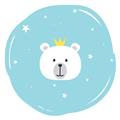 Picture of Prince Bear I  _GroupedProduct_Square_Mini_ _GroupedProduct_Square_Unframed_Print_Only_