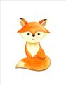 Picture of Small Fox _GroupedProduct_Rectangle_Portrait_Mini_ _GroupedProduct_Rectangle_Portrait_Unframed_Print_Only_