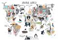 Picture of Animal World      _GroupedProduct_Rectangle_Landscape_Unframed_Print_Only_