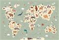 Picture of Animal Map _GroupedProduct_Rectangle_Landscape_Unframed_Print_Only_