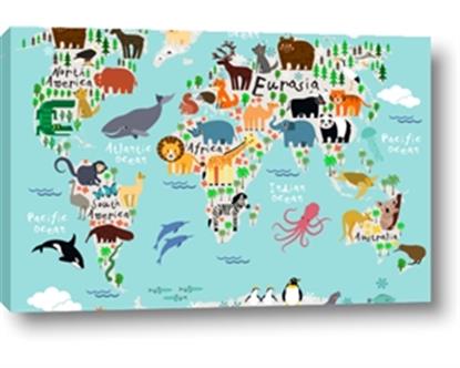 Picture of Animal World Map II