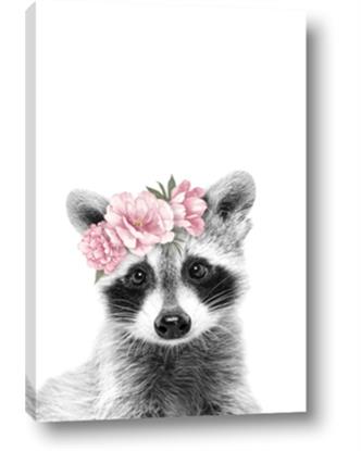 Picture of Flower Crown Raccoon