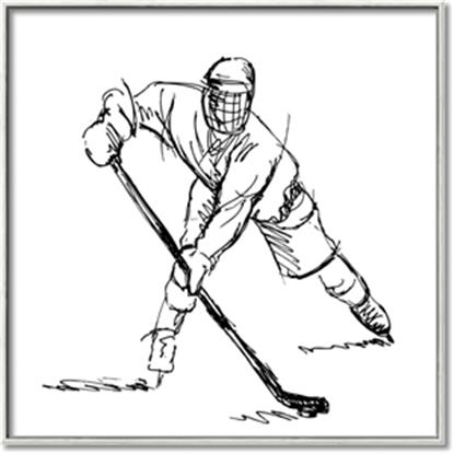 Picture of Hockey Sketch