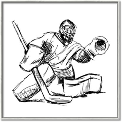 Picture of Goalie Sketch