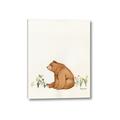 Picture of Flower Garden Bear _GroupedProduct_Rectangle_Portrait_Mini_ _GroupedProduct_Rectangle_Portrait_Canvas_