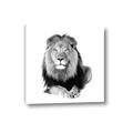 Picture of Lion Black and White _GroupedProduct_Square_Mini_ _GroupedProduct_Square_Canvas_