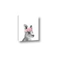 Picture of Kangaroo with floral _GroupedProduct_Rectangle_Portrait_Mini_ _GroupedProduct_Rectangle_Portrait_Canvas_