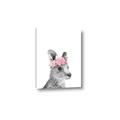 Picture of Kangaroo with floral _GroupedProduct_Rectangle_Portrait_Mini_ _GroupedProduct_Rectangle_Portrait_Canvas_