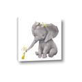 Picture of Baby Elephant with Duck  _GroupedProduct_Square_Mini_ _GroupedProduct_Square_Canvas_