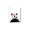 Picture of Flower Crown Panda _GroupedProduct_Rectangle_Portrait_Mini_ _GroupedProduct_Rectangle_Portrait_Canvas_