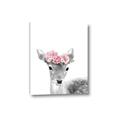 Picture of Flower Crown Deer _GroupedProduct_Rectangle_Portrait_Mini_ _GroupedProduct_Rectangle_Portrait_Canvas_
