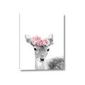 Picture of Flower Crown Deer _GroupedProduct_Rectangle_Portrait_Mini_ _GroupedProduct_Rectangle_Portrait_Canvas_