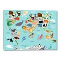 Picture of Animal World Map II _GroupedProduct_Rectangle_Landscape_Canvas_