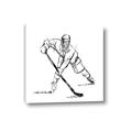 Picture of Hockey Sketch  _GroupedProduct_Square_Mini_ _GroupedProduct_Square_Canvas_
