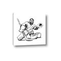 Picture of Goalie Sketch  _GroupedProduct_Square_Mini_ _GroupedProduct_Square_Canvas_