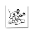 Picture of Goalie Sketch  _GroupedProduct_Square_Mini_ _GroupedProduct_Square_Canvas_