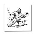 Picture of Goalie Sketch  _GroupedProduct_Square_Mini_ _GroupedProduct_Square_Canvas_