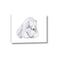 Picture of Polar Bear Mom and Baby _GroupedProduct_Rectangle_Landscape_Mini_ _GroupedProduct_Rectangle_Landscape_Canvas_