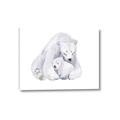 Picture of Polar Bear Mom and Baby _GroupedProduct_Rectangle_Landscape_Mini_ _GroupedProduct_Rectangle_Landscape_Canvas_