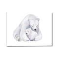 Picture of Polar Bear Mom and Baby _GroupedProduct_Rectangle_Landscape_Mini_ _GroupedProduct_Rectangle_Landscape_Canvas_