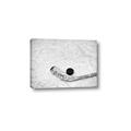 Picture of Ice Hockey stick and puck _GroupedProduct_Rectangle_Landscape_Mini_ _GroupedProduct_Rectangle_Landscape_Canvas_