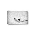 Picture of Ice Hockey stick and puck _GroupedProduct_Rectangle_Landscape_Mini_ _GroupedProduct_Rectangle_Landscape_Canvas_