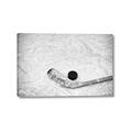 Picture of Ice Hockey stick and puck _GroupedProduct_Rectangle_Landscape_Mini_ _GroupedProduct_Rectangle_Landscape_Canvas_