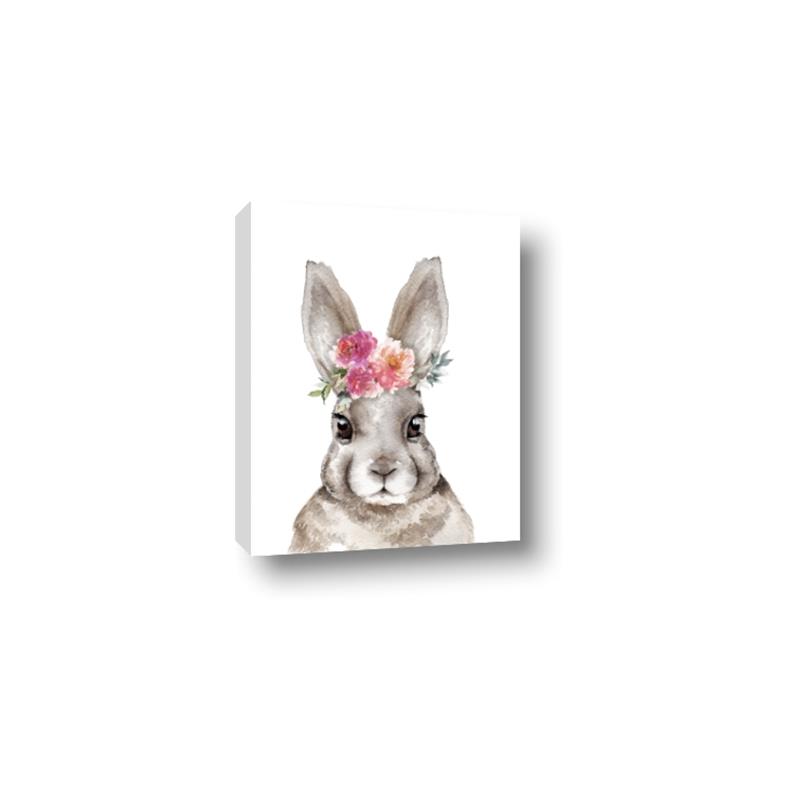 Picture of Floral Top Bunny _GroupedProduct_Rectangle_Portrait_Mini_ _GroupedProduct_Rectangle_Portrait_Canvas_