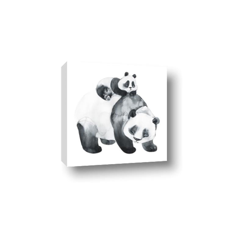 Picture of Mom and Baby Panda _GroupedProduct_Square_Mini_ _GroupedProduct_Square_Canvas_