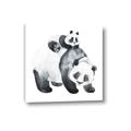 Picture of Mom and Baby Panda _GroupedProduct_Square_Mini_ _GroupedProduct_Square_Canvas_